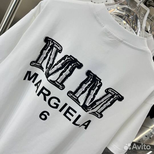 Футболка белая Maison Margiela MM6 оверсайз (хит)