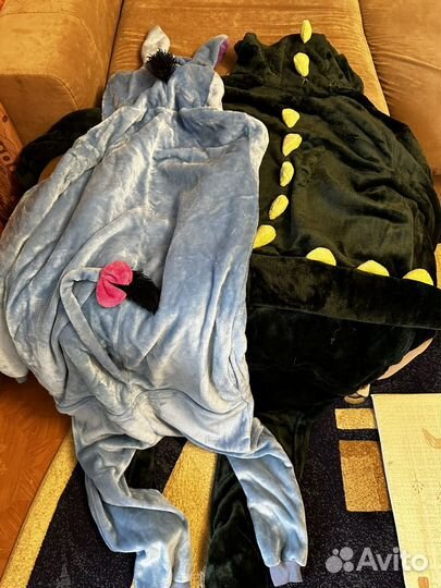 Пижама кигуруми дракон осел