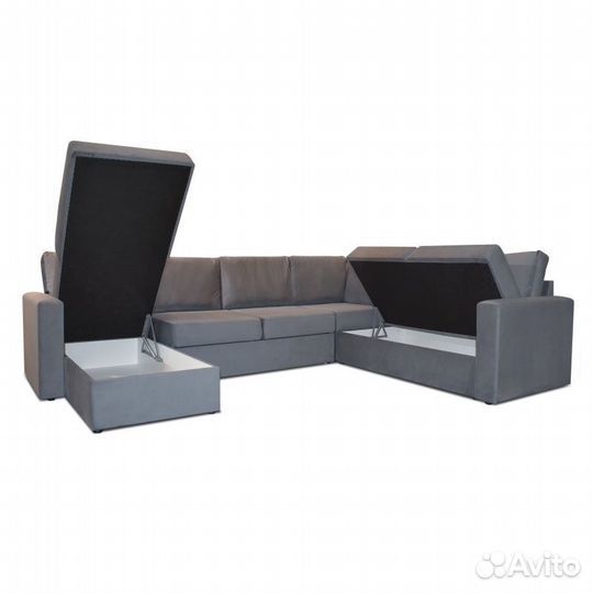 Диван П образный угловой в гостиную Кольдинг