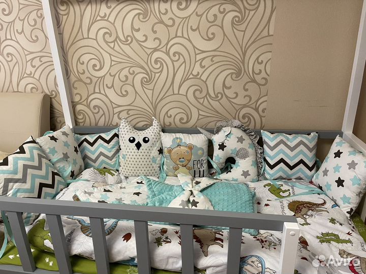 Бортики в детскую кроватку