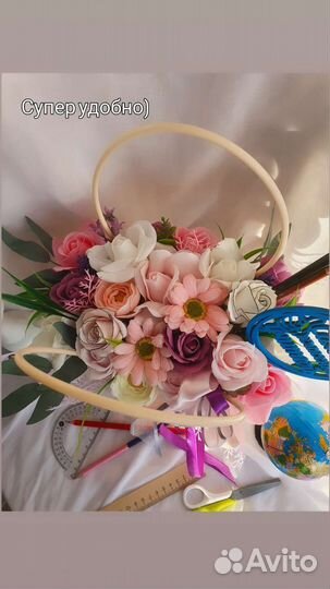 Мыльные розы, сумочка с цветами