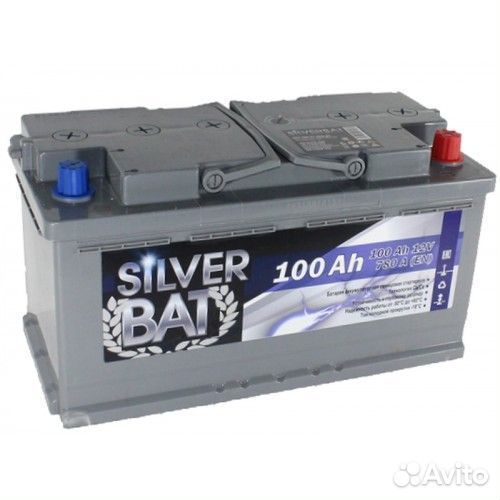 Аккумулятор автомобильный silver BAT 100 ah