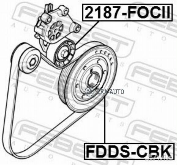 Febest fddscbk Шкив коленвала