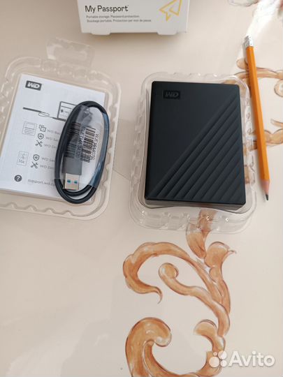 WD My Passport Переносной жесткий диск hdd 4 Tb