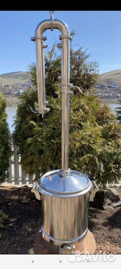 Дистиллятор.Самогонный аппарат 2дюйма.Куб 36л