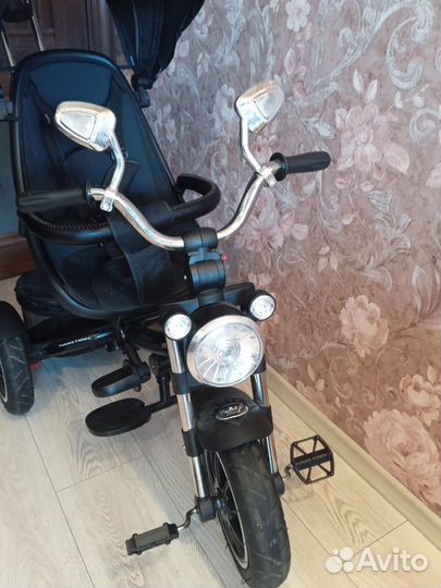 Трехколесный велосипед с родительской ручкой