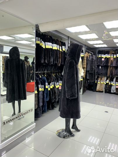 Шуба норковая б/у MS Mouios Furs 60-62р с кап
