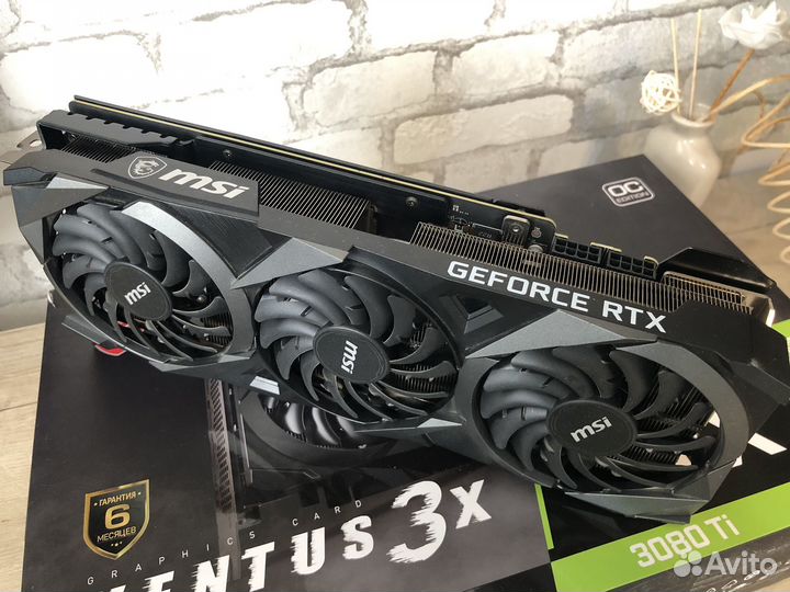 Видеокарта MSI rtx 3080 ti 12gb