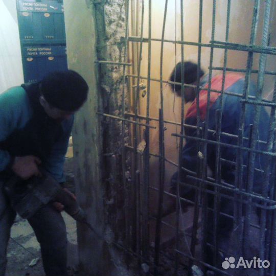 Демонтаж Слом стен перегородок