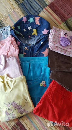 Вещи пакетом для девочки 122 134