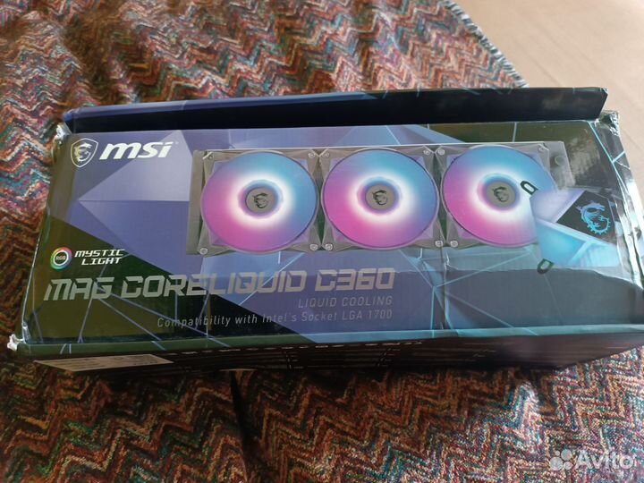 Водяное охлаждение msi mag coreliquid c360
