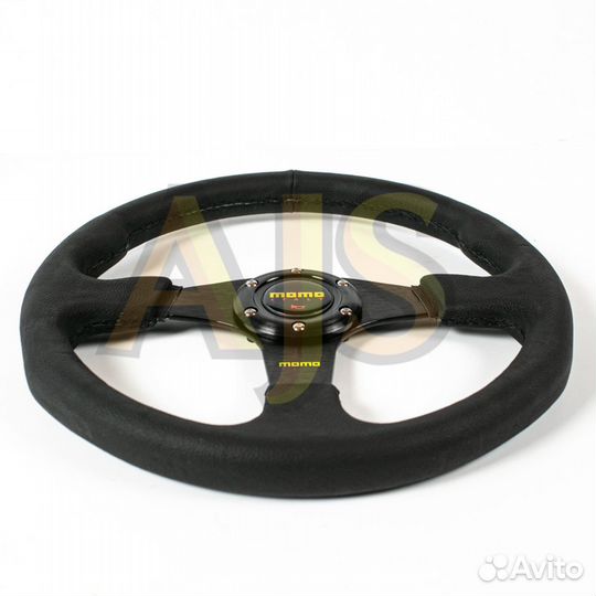 Руль momo без выноса кожа