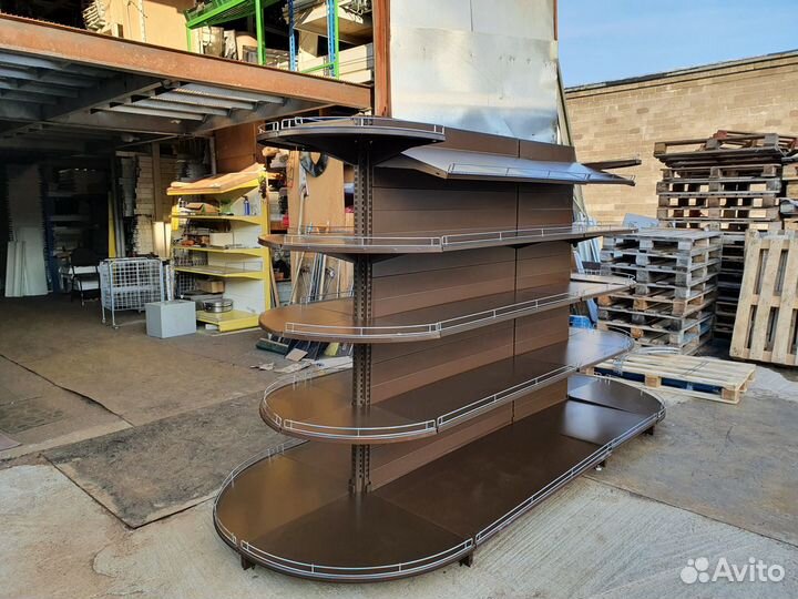 Стеллаж островной, торцевой Микрон серия К 25