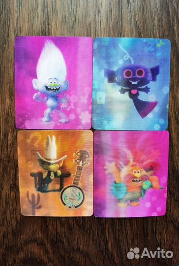 Карточки Тролли Большие гастроли