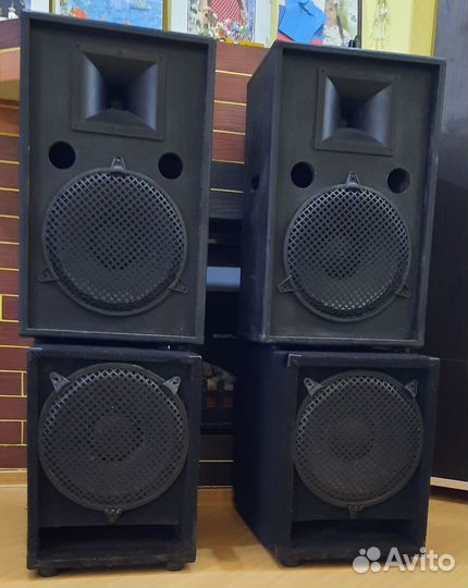 Колонки Сабвуферы Pro 2100W 4шт EF-12