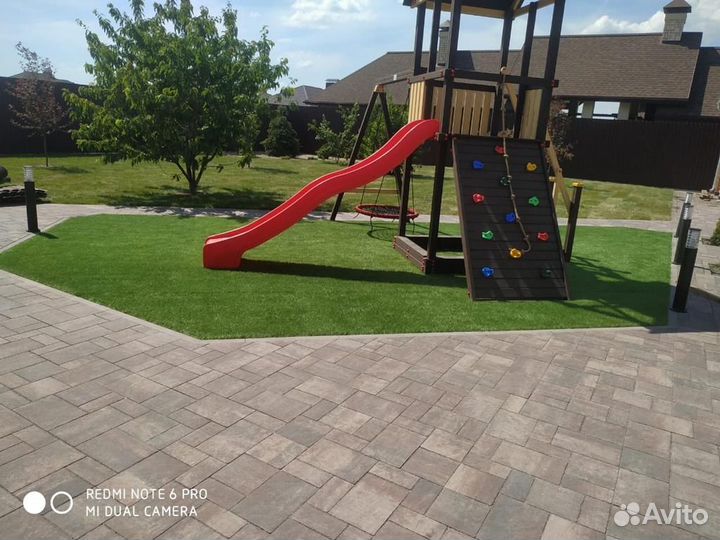 Искусственная ландшафтная трава