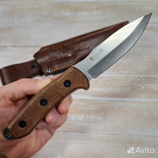 Нож нескладной corsair ст.AUS8 (SW WH LS) (Kizlyar Supreme)