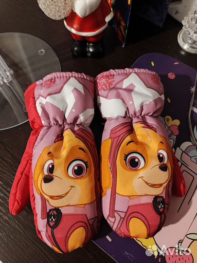 Варежки краги зимние для девочки