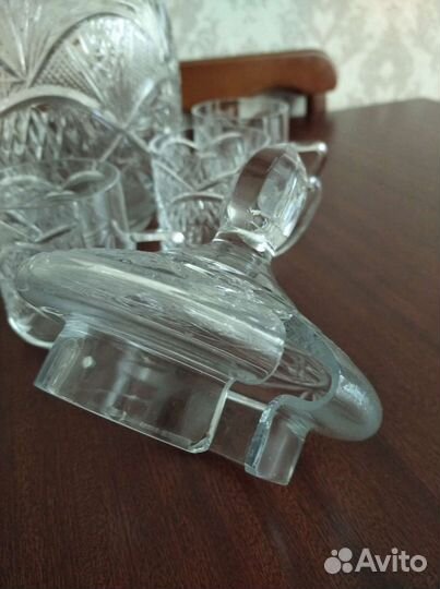 Хрустальный набор для глинтвейна СССР