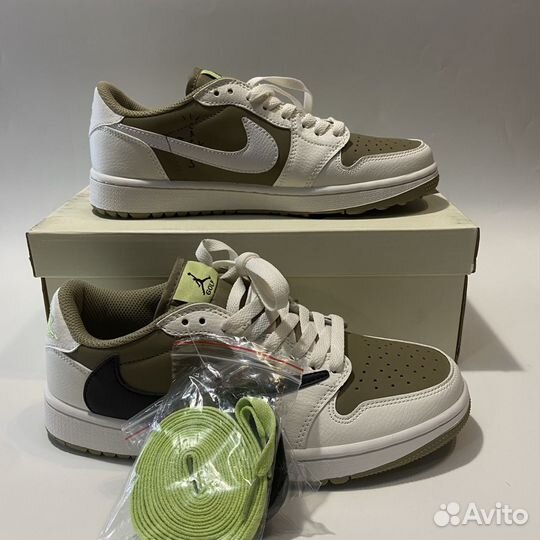 Кроссовки nike air jordan 1 low travis scott