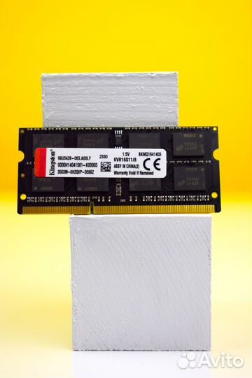 KingSton DDR3 1600 MHz 8 GB sodimm
