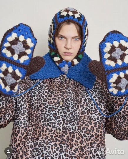 Балаклава кроше Yallo brand и рукавицы