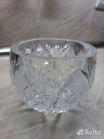 Конфетница хрусталь