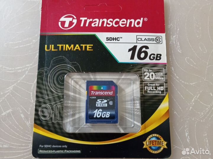 Usb флешка transcend 16GB class 10