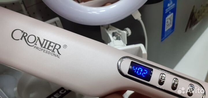 Профессиональная плойка Gronier Титановые пластины