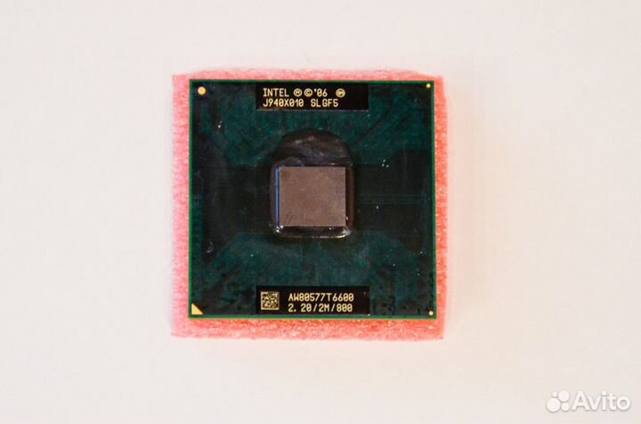 Процессор для ноутбука Intel Core 2 Duo T6600