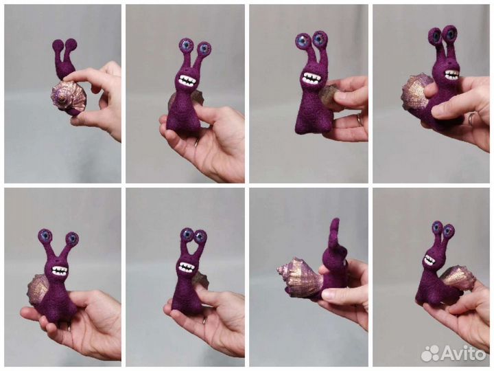 Улитка интерьерная игрушка подарок сувенир