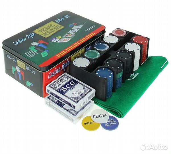 Покер разный, сукно, карты. Доставка