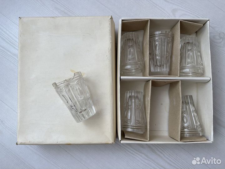 Наборы рюмок стаканов СССР