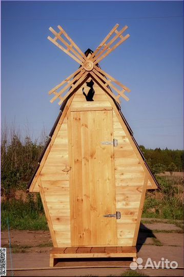 Дачный туалет с установкой ART133