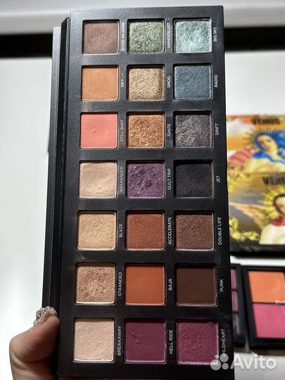 Палетки MAC Pro, Nars, Urban decay UD, Lime Crime