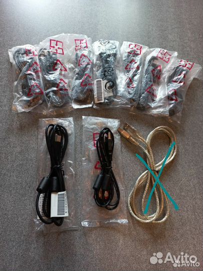 Кабели USB A B для принтера, сканера новые