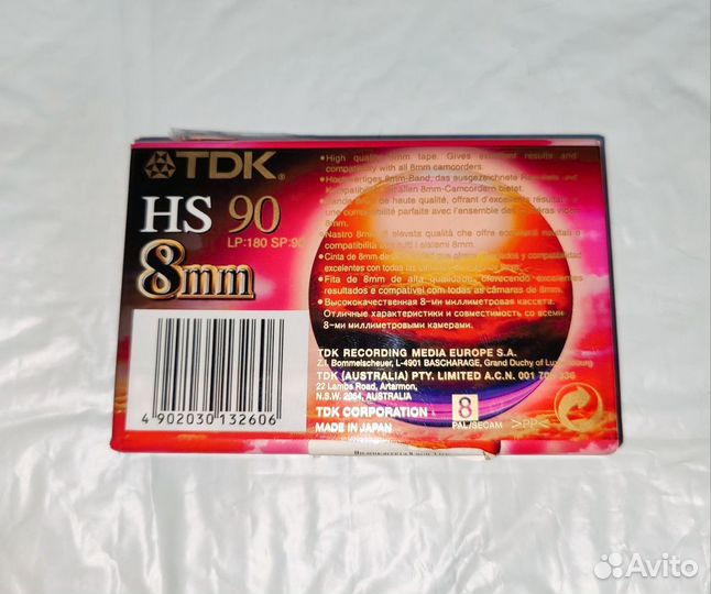 Видеокассета TDK