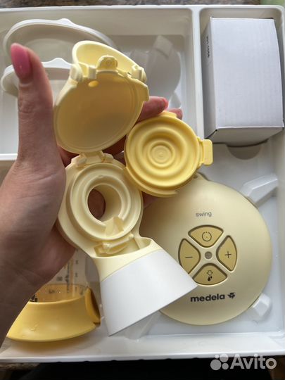 Молокоотсос medela электрический + бутылочки