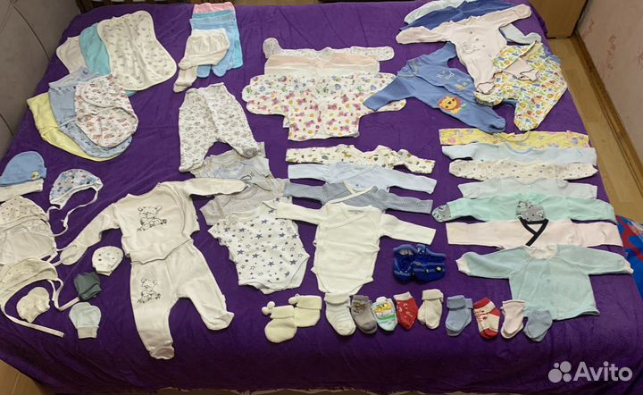 Одежда для новорожденных пакетом на мальчика
