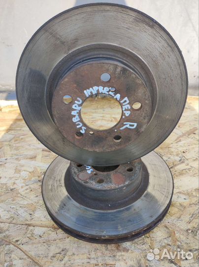 Subaru Impreza GG2 диск тормозной перед правый лев