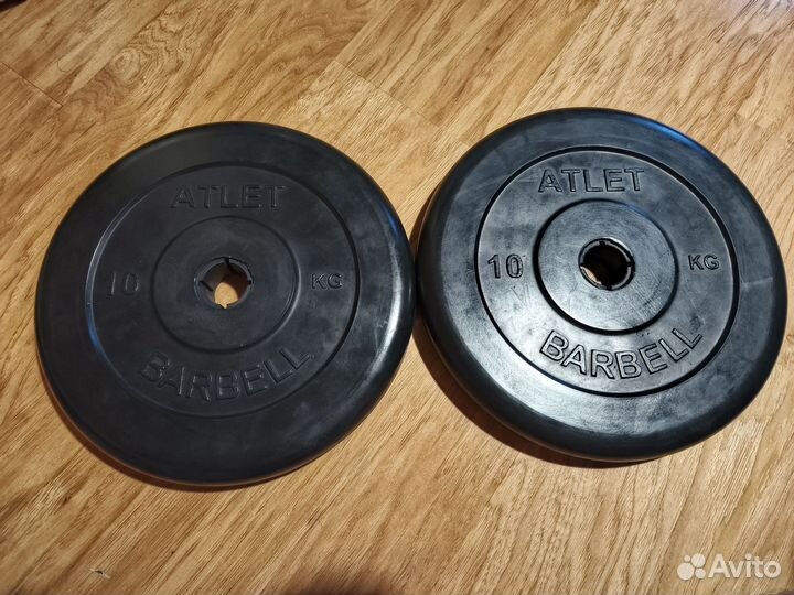 Пара блинов, дисков по 10 кг D31