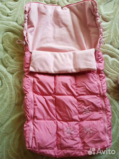 Конверт пуховый, на межсезонье