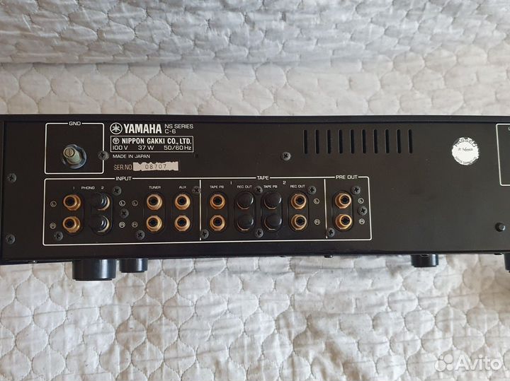 Yamaha C-6 предварительный усилитель