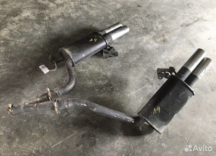 Глушитель abt audi a4 8e