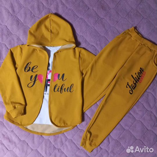 Спортивный костюм тройка. Четыре расцветки.Новый