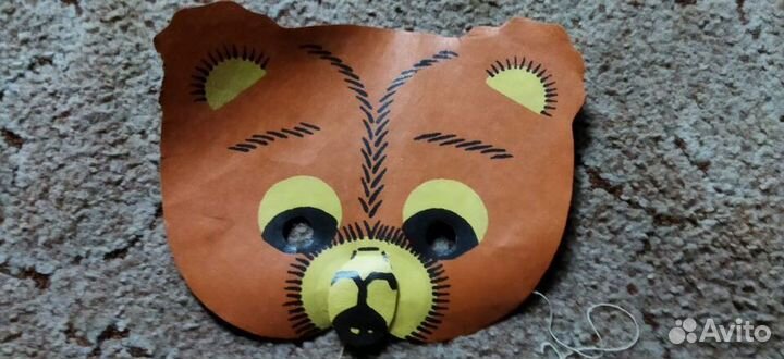 Маски новогодние СССР