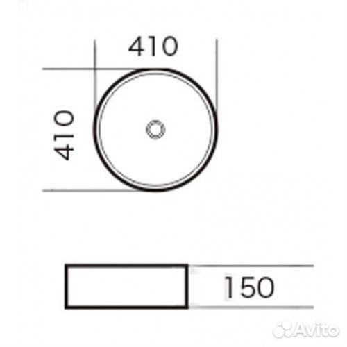 Новая раковина-чаша Grossman 41 GR-3012 Белая