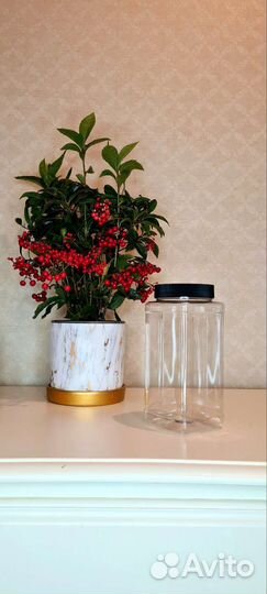 Пустые пластиковые банки для кухни;банка для шаров