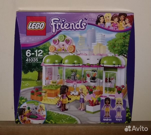 Lego friends 41035 набор Фреш-Бар новый