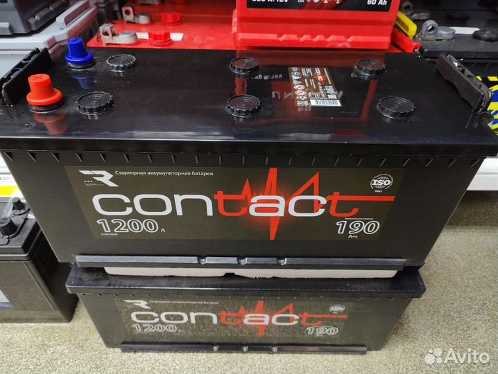 Акб 190Ач Contact на Маз, Камаз, китайские авто